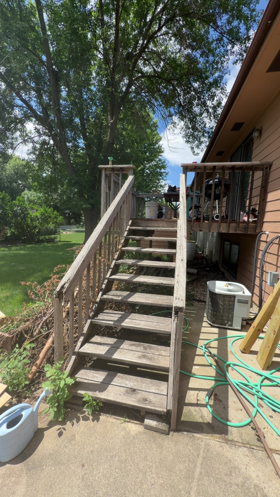 Deck stairs before — Consider It Done, Sioux Falls
