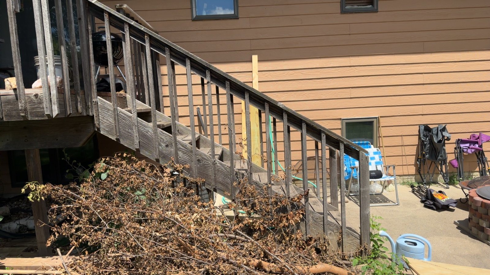 Old deck before — Consider It Done, Sioux Falls